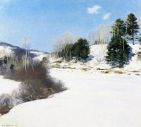 Willard Leroy Metcalf - Hush of Winter